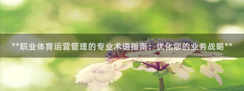 必一运动：**职业体