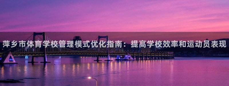 必一体育怎么下载：萍乡市体育学校管理模式优化指南：提高学校效